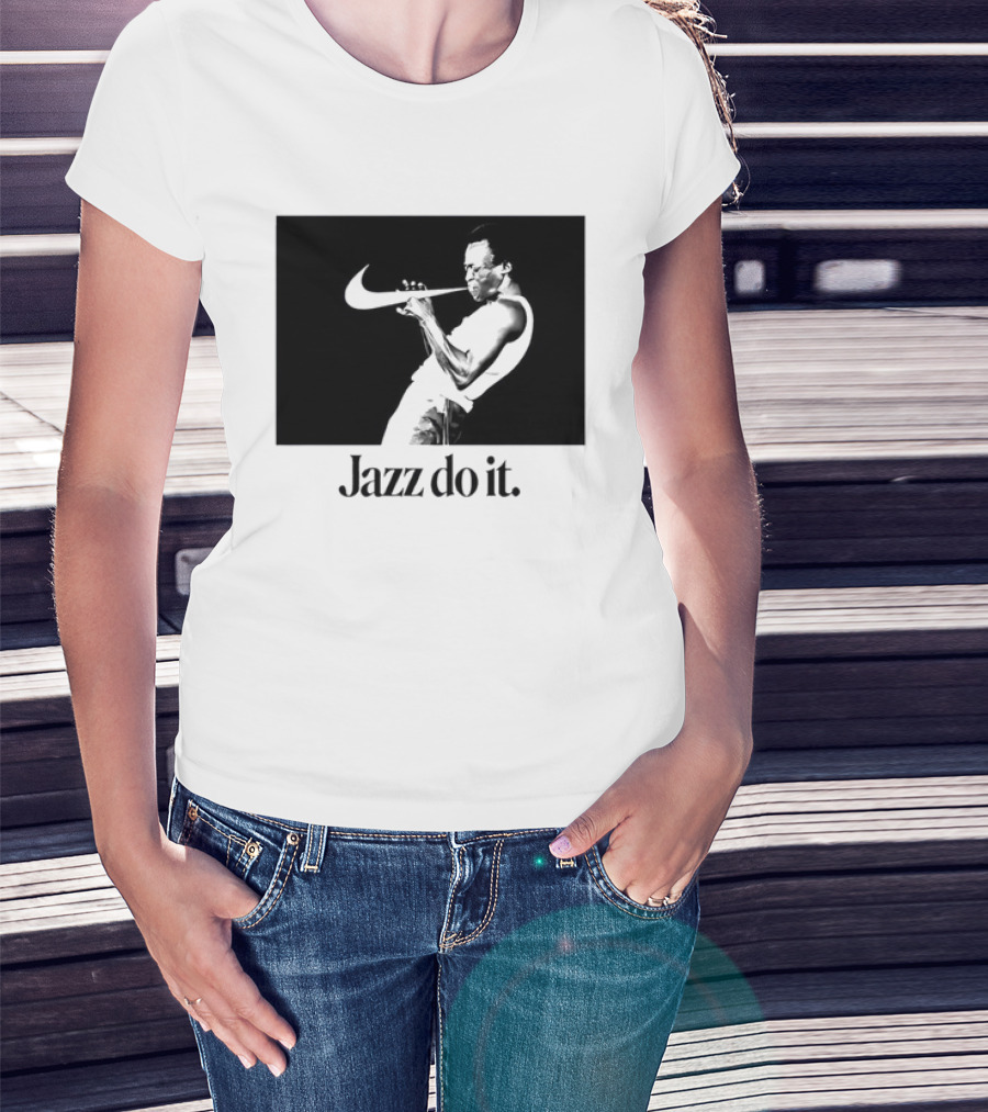 Miles Davis Jazz Do It Iconic Trumpet Player T-Shirt