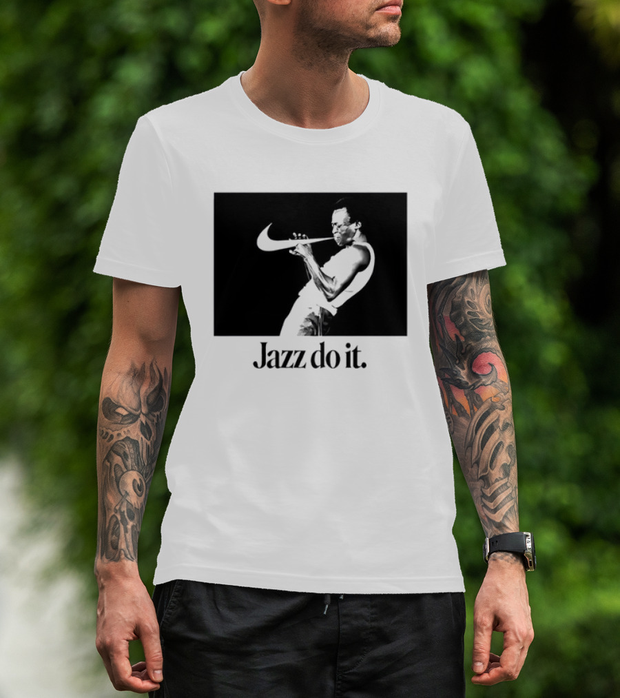 Miles Davis Jazz Do It Iconic Trumpet Player T-Shirt