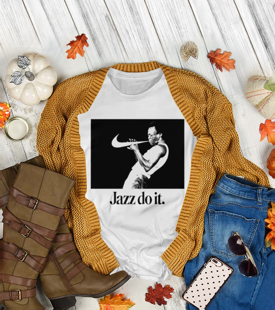 Miles Davis Jazz Do It Iconic Trumpet Player T-Shirt