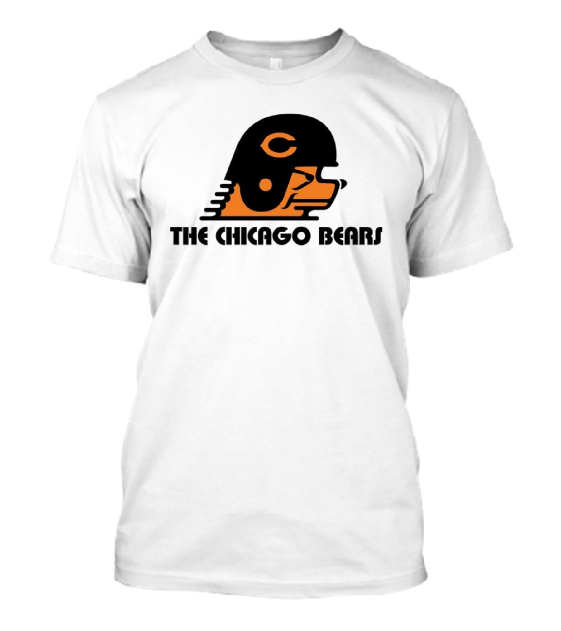 The Chicago Bears Helmet Logo And Balaclava T-Shirt