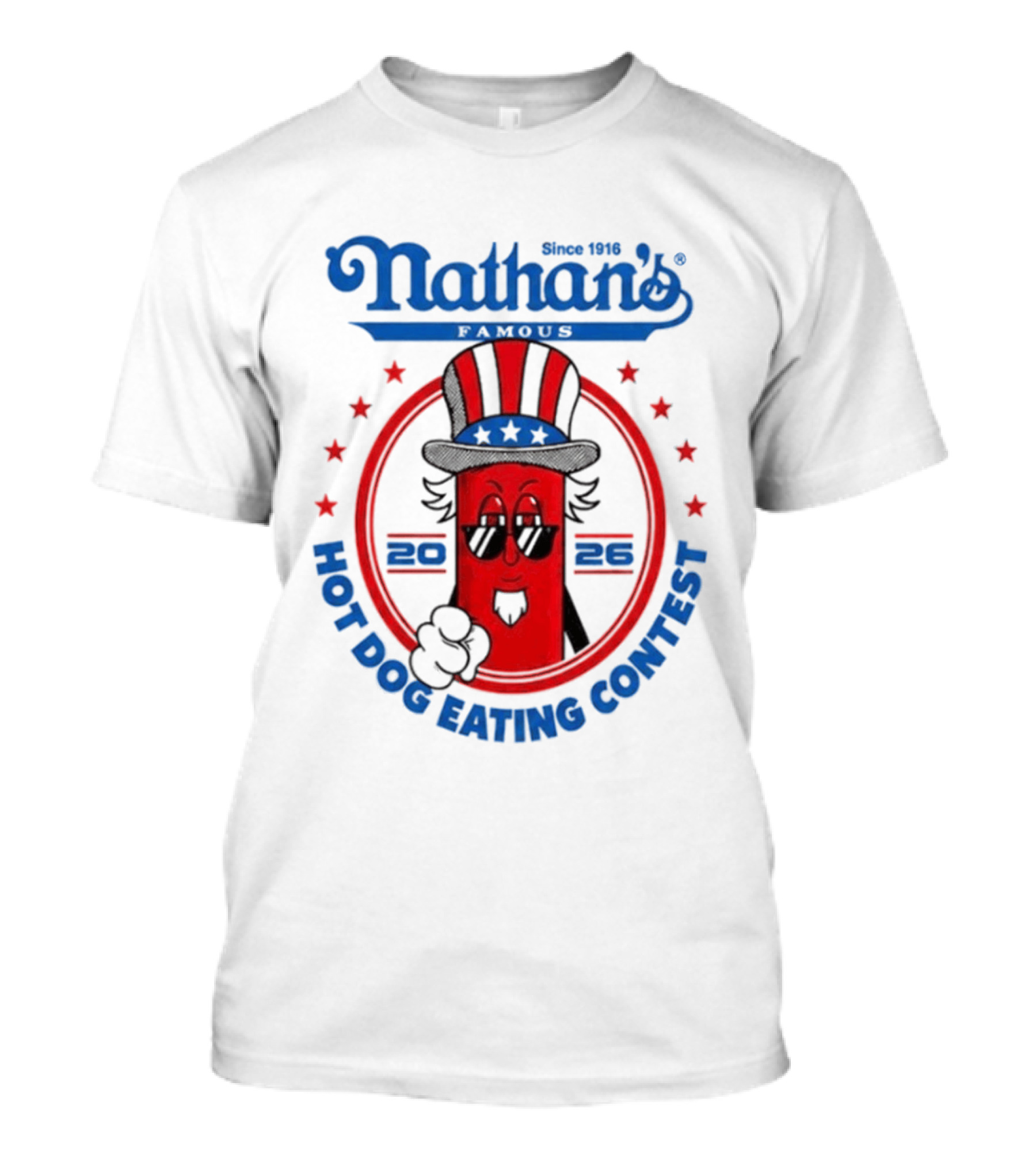 Nathan's Famous 2026 Hot Dog Eating Contest T-Shirt