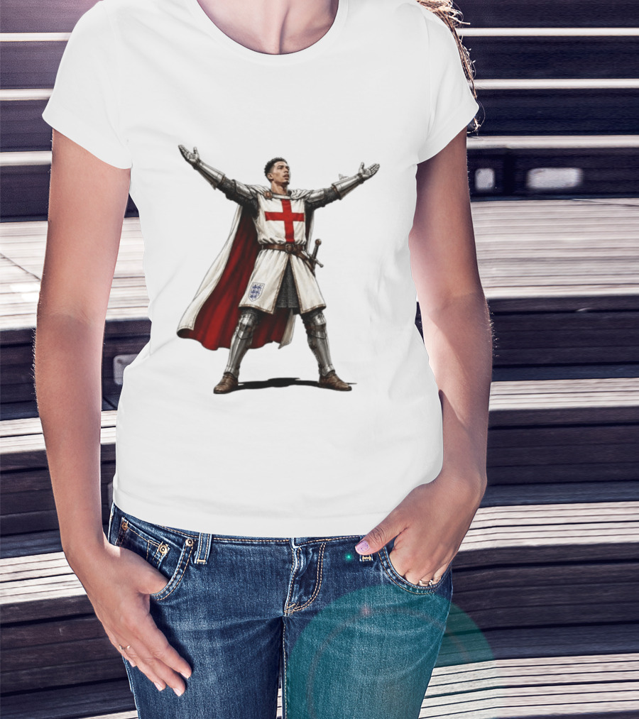 Jude Bellingham England National Football Knight Crusade Iconic Symbolism T-Shirt