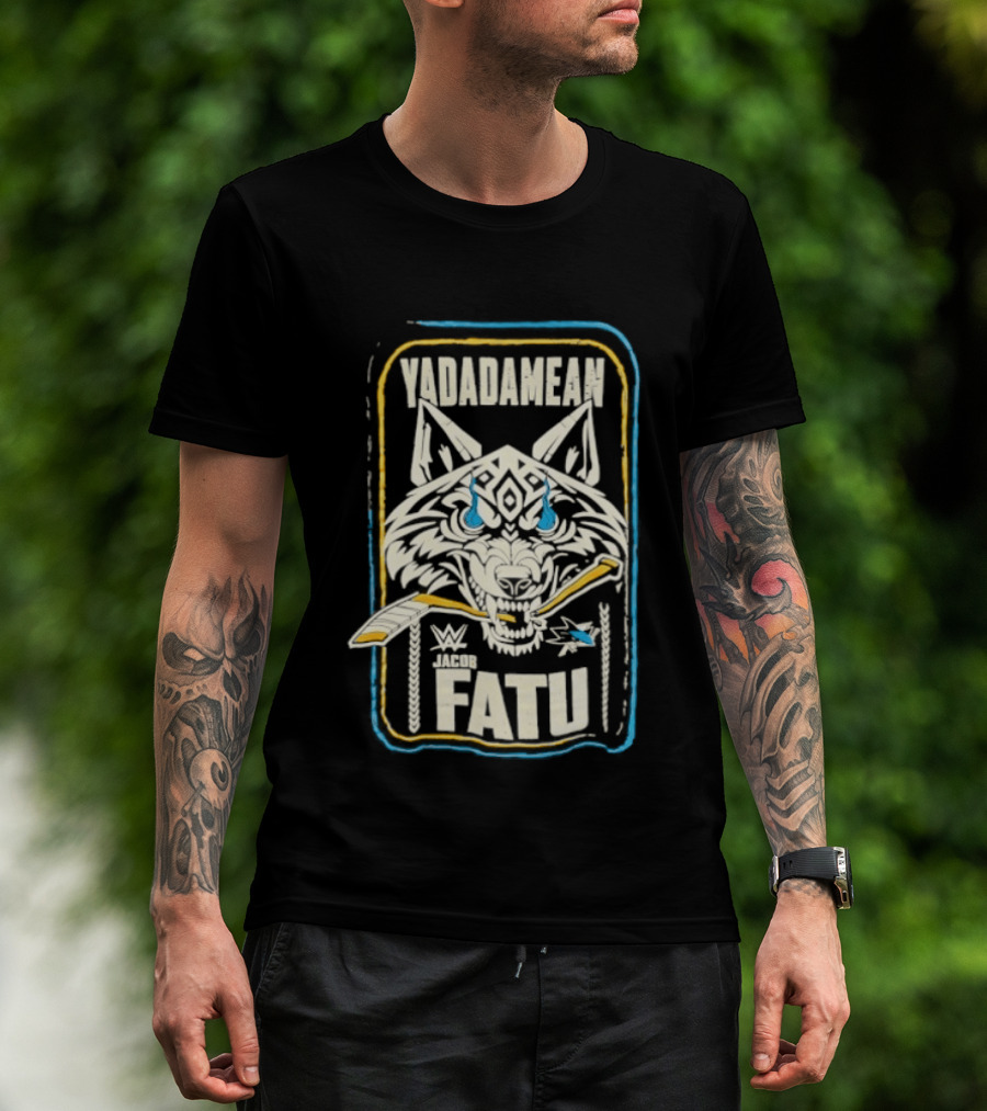 Jacob Fatu Yadadamean San Jose Sharks Collaboration T-Shirt