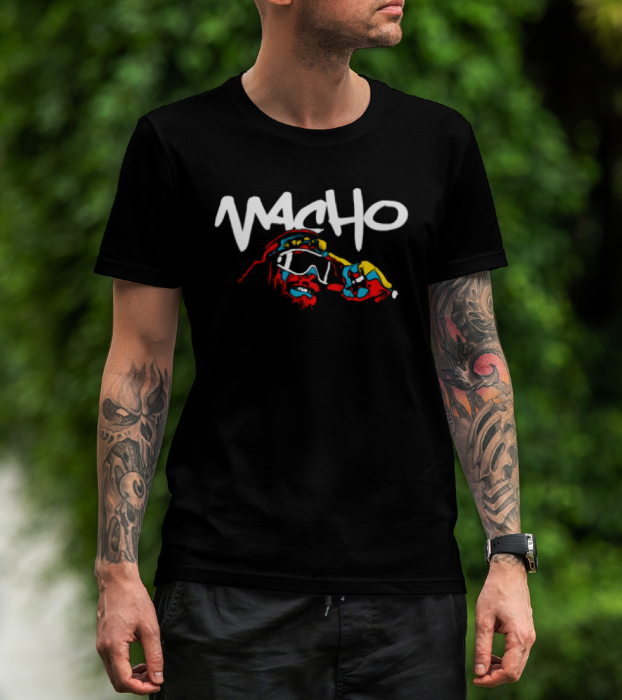 Macho Man Randy Savage WWE Legend Wrestling Iconic Look T-Shirt