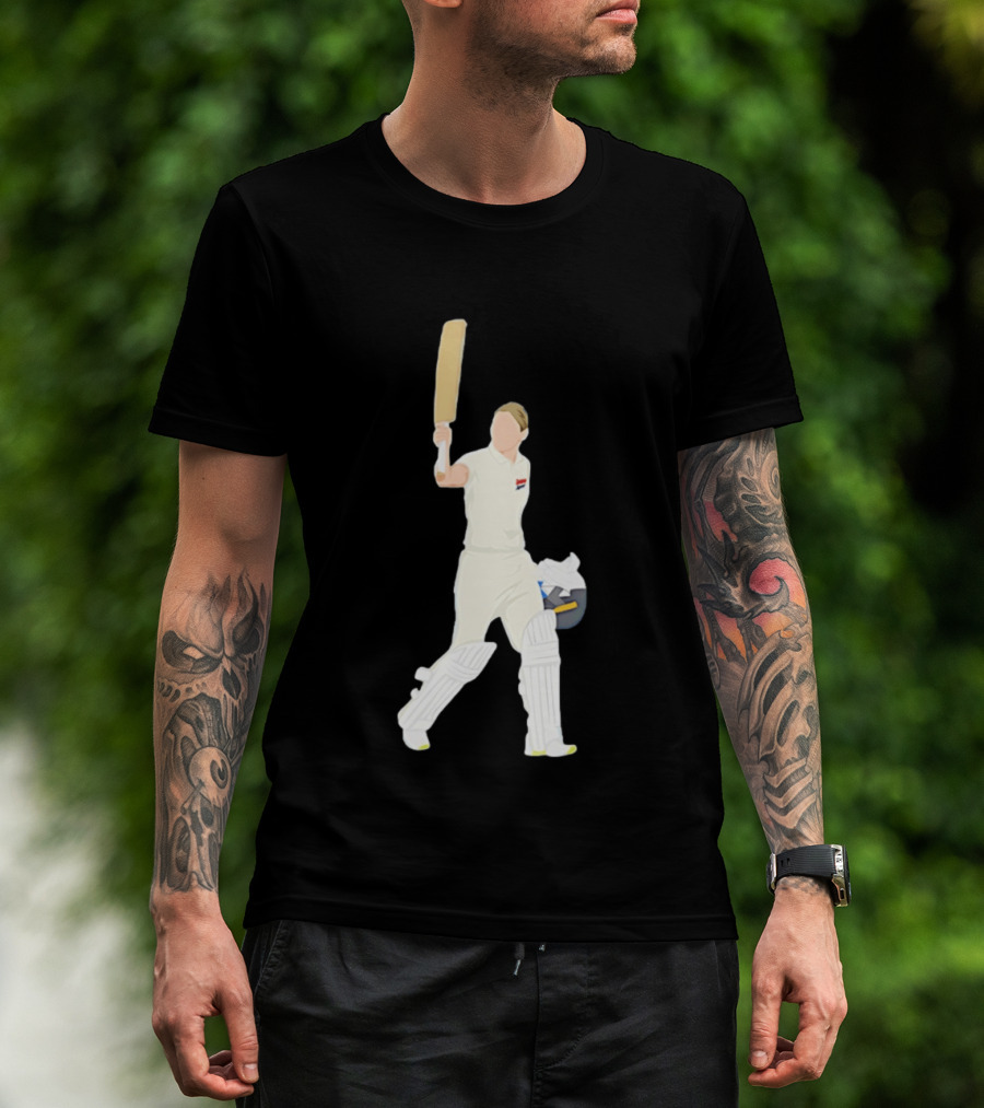 Steve Smith Celebrating Australian Cricket Icon Batter T-Shirt