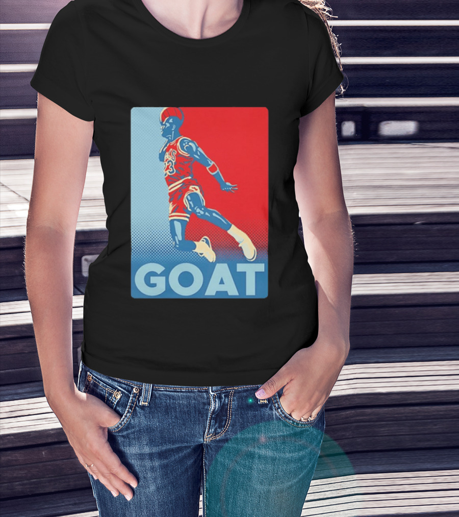 Michael Jordan GOAT Slam Dunk Chicago Bulls 23 T-Shirt