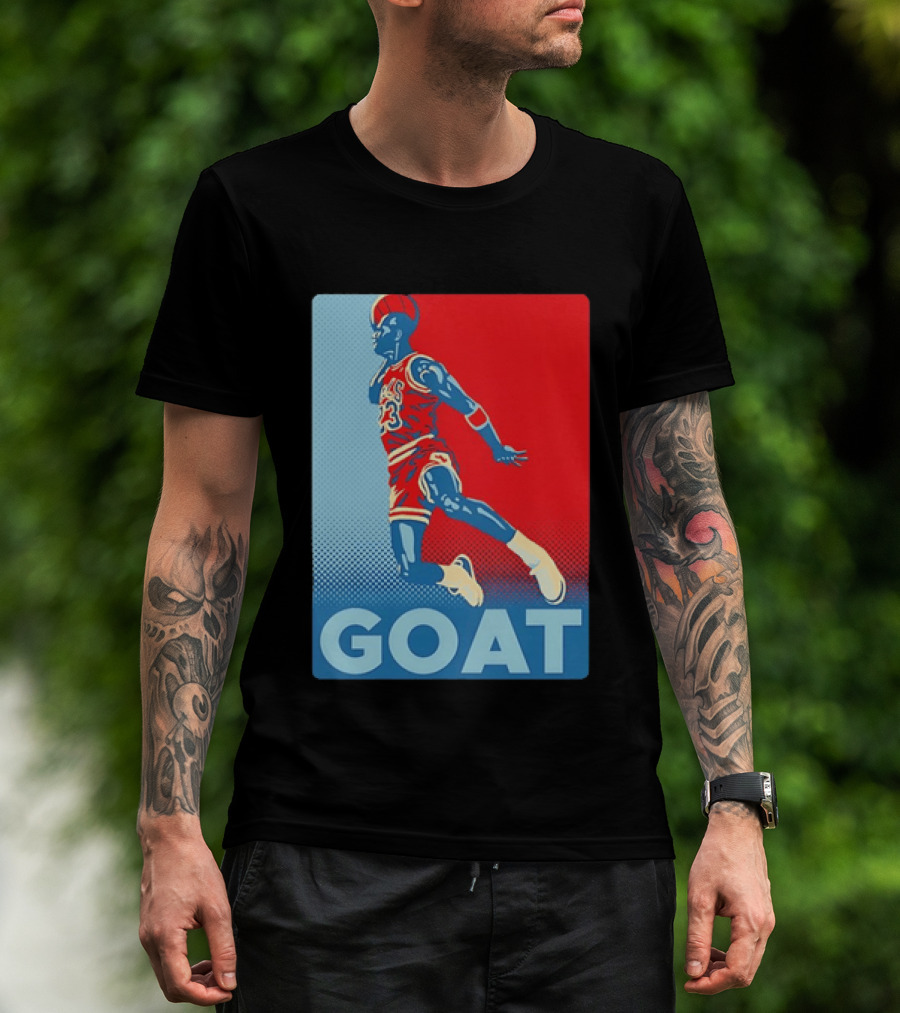 Michael Jordan GOAT Slam Dunk Chicago Bulls 23 T-Shirt