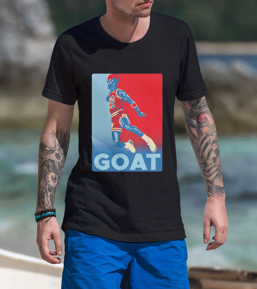 Michael Jordan GOAT Slam Dunk Chicago Bulls 23 T-Shirt