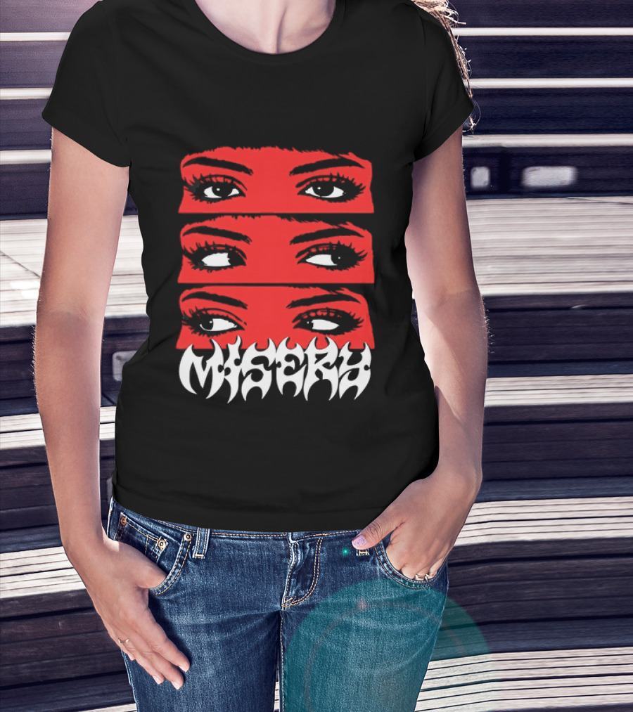 Misery Red Eyes Triple Stare T-Shirt