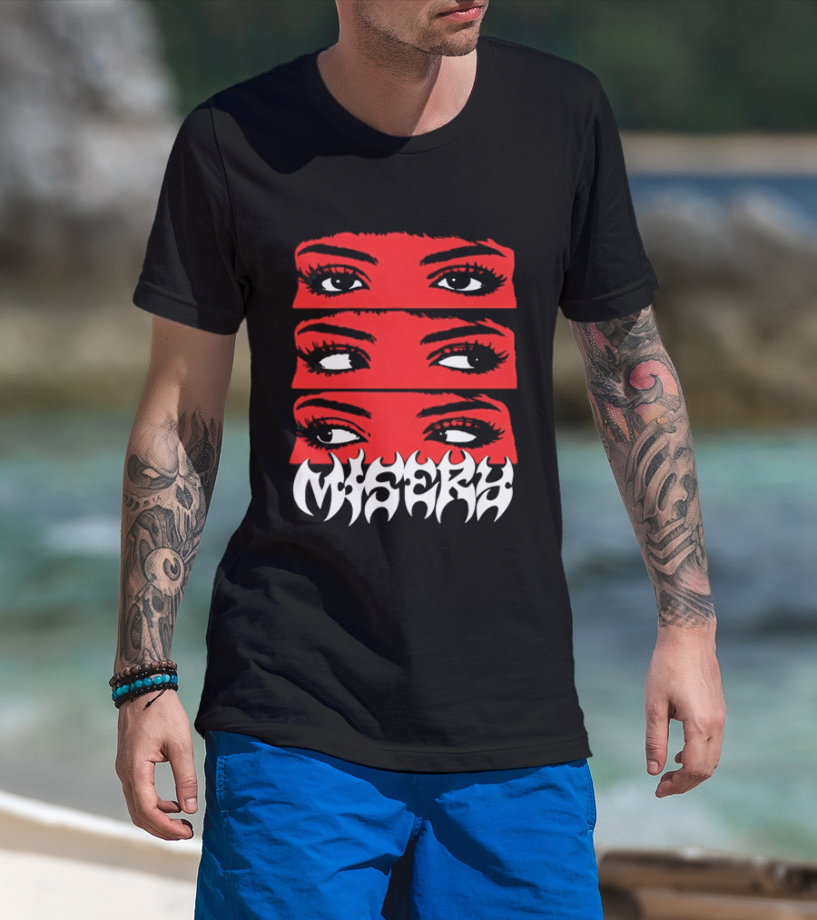 Misery Red Eyes Triple Stare T-Shirt