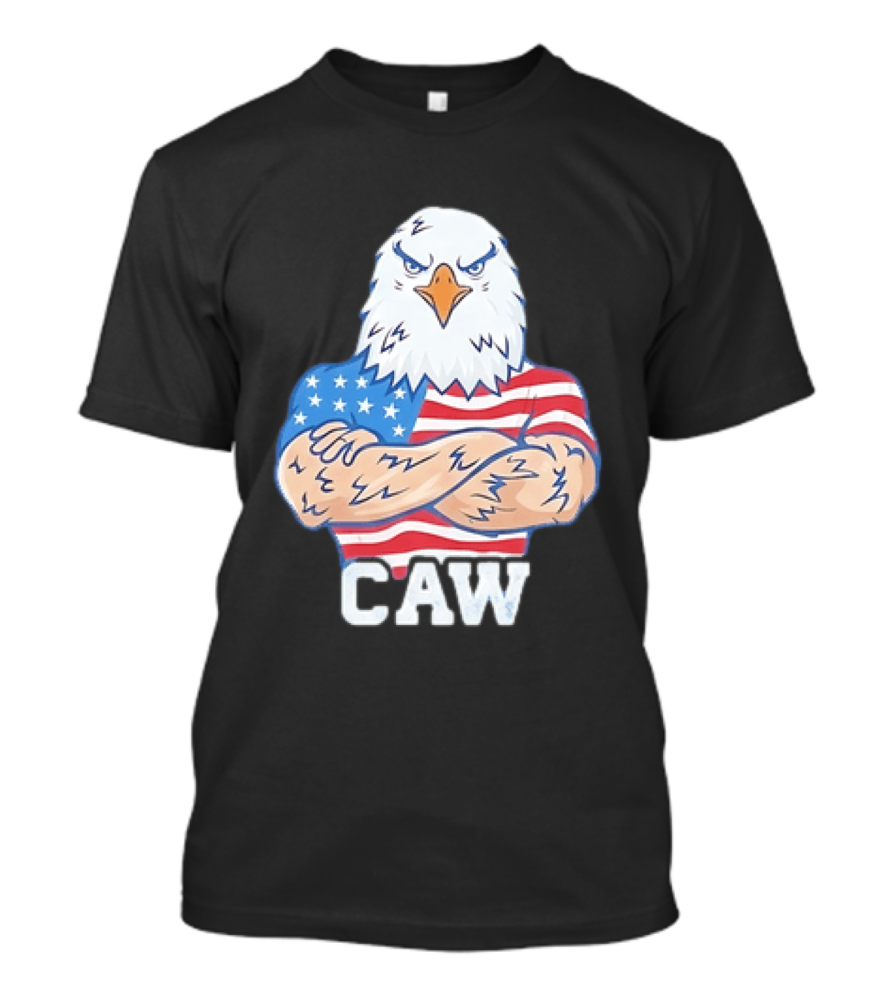 Pat McAfee Eagle Caw American Flag 4th Of July T-Shirt