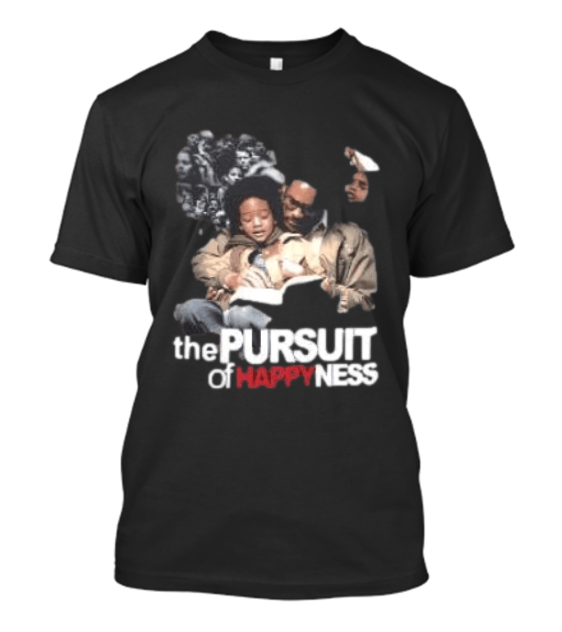 The Pursuit Of Happyness Will Smith Jaden Smith Movie Scene T-Shirt