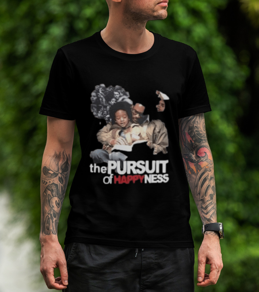 The Pursuit Of Happyness Will Smith Jaden Smith Movie Scene T-Shirt