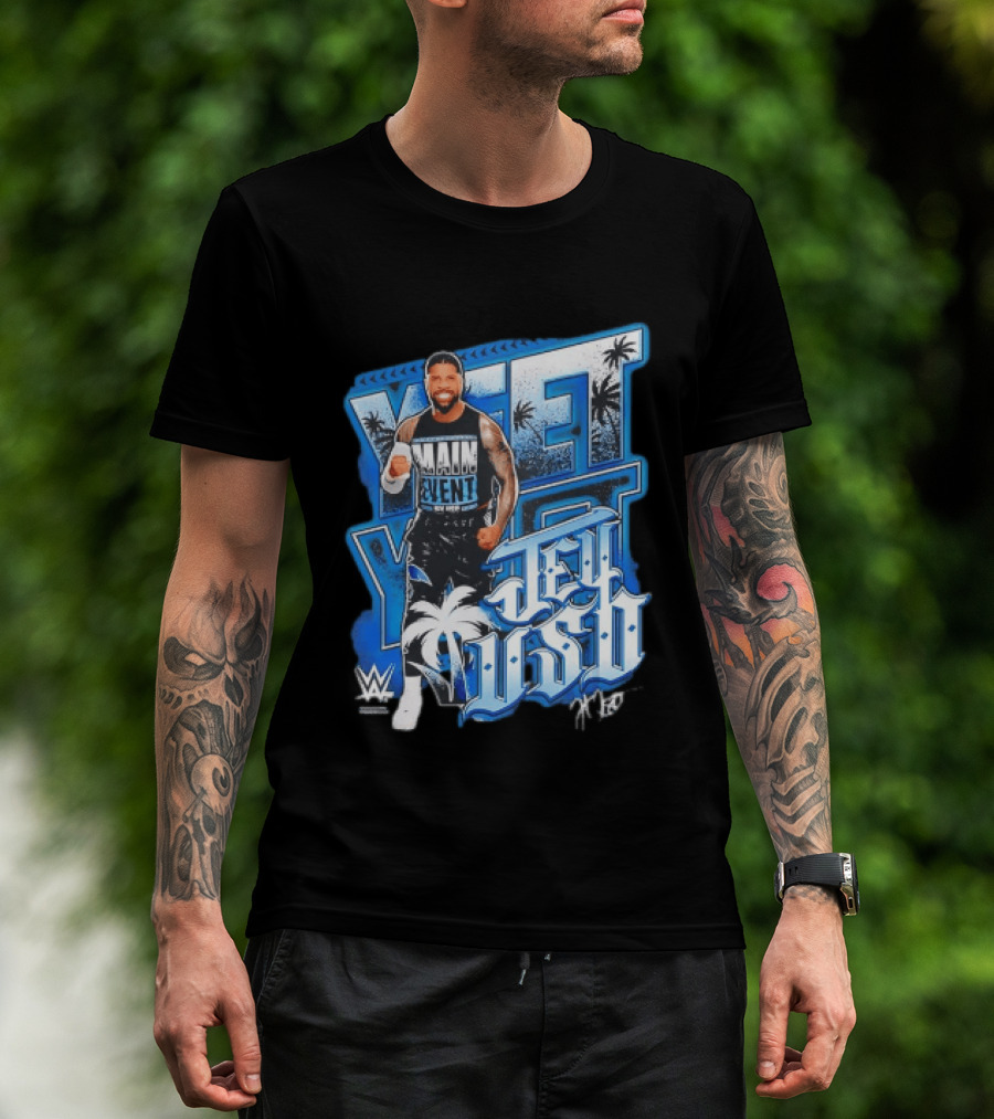 WWE Jey Uso Main Event Yeet Palm Trees Wrestling T-Shirt