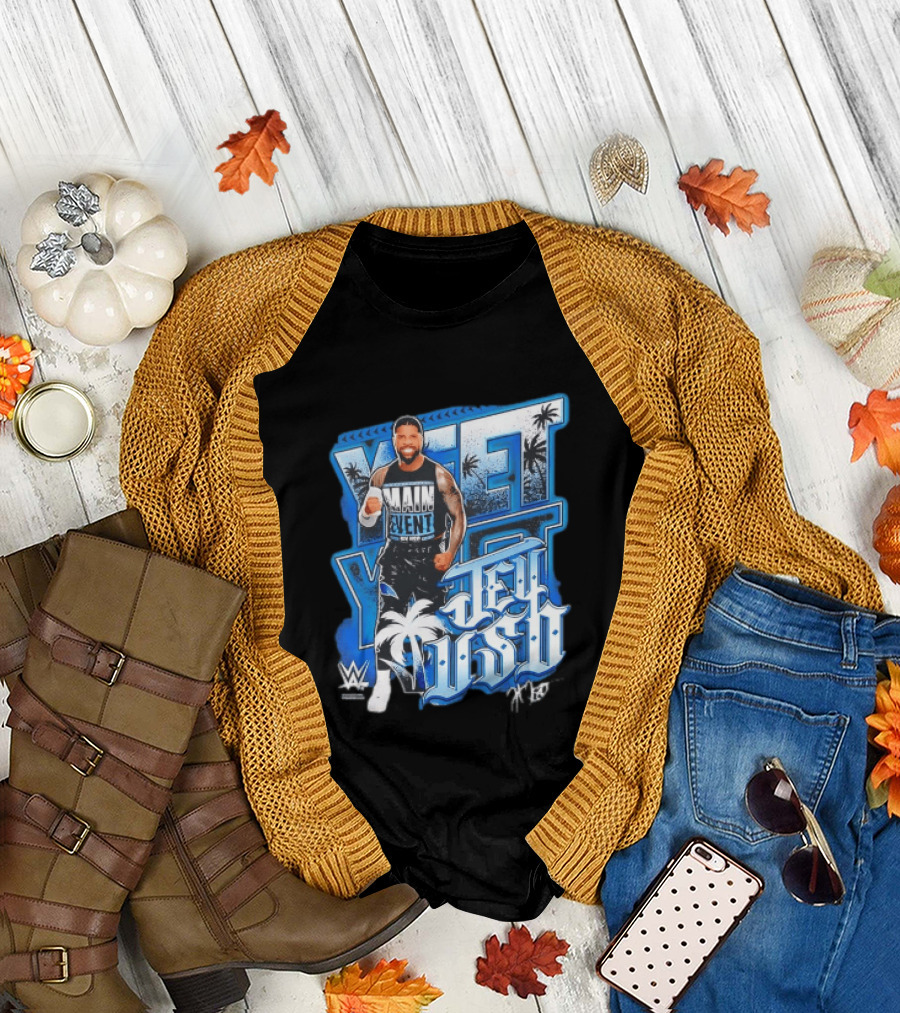 WWE Jey Uso Main Event Yeet Palm Trees Wrestling T-Shirt