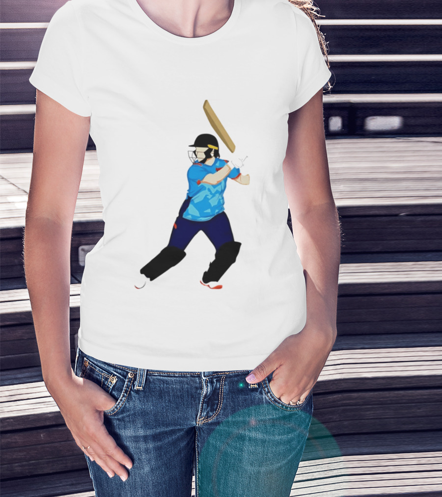 Alice Capsey Delhi Capitals Cricket WPL Player Batting T-Shirt
