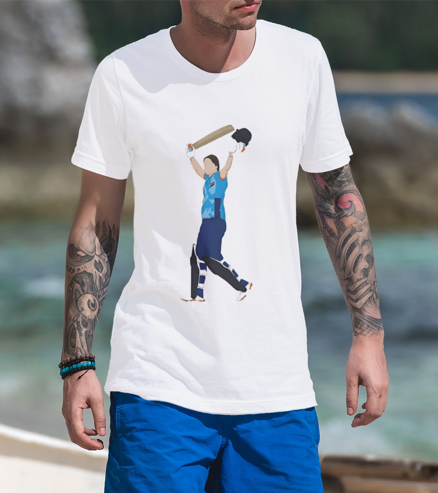 Nat Sciver Brunt England Cricket Iconic Batting Celebration T-Shirt