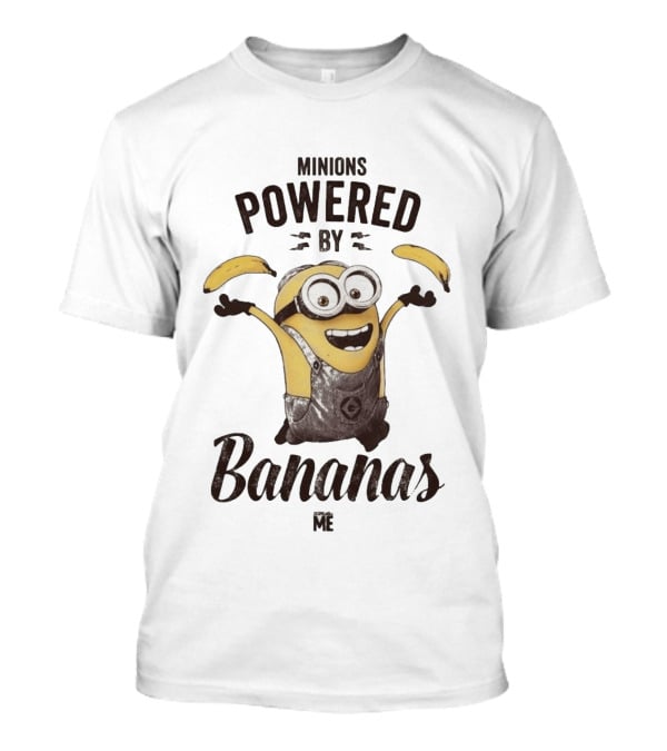 Minions Powered By Bananas Me T-Shirt