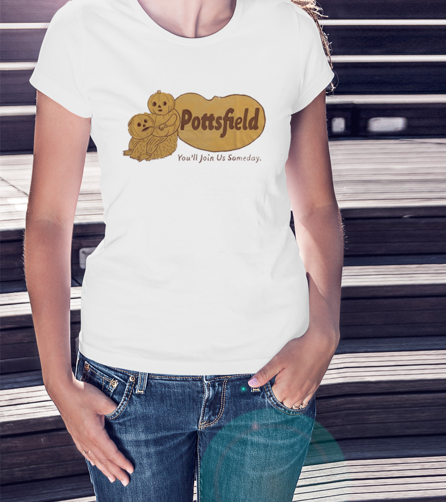Pottsfield You'll Join Us Someday Pumpkin Characters Over The Garden Wall T-Shirt