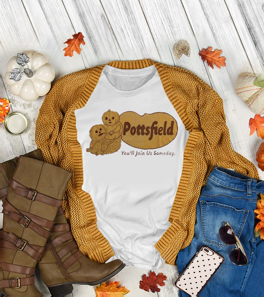 Pottsfield You'll Join Us Someday Pumpkin Characters Over The Garden Wall T-Shirt