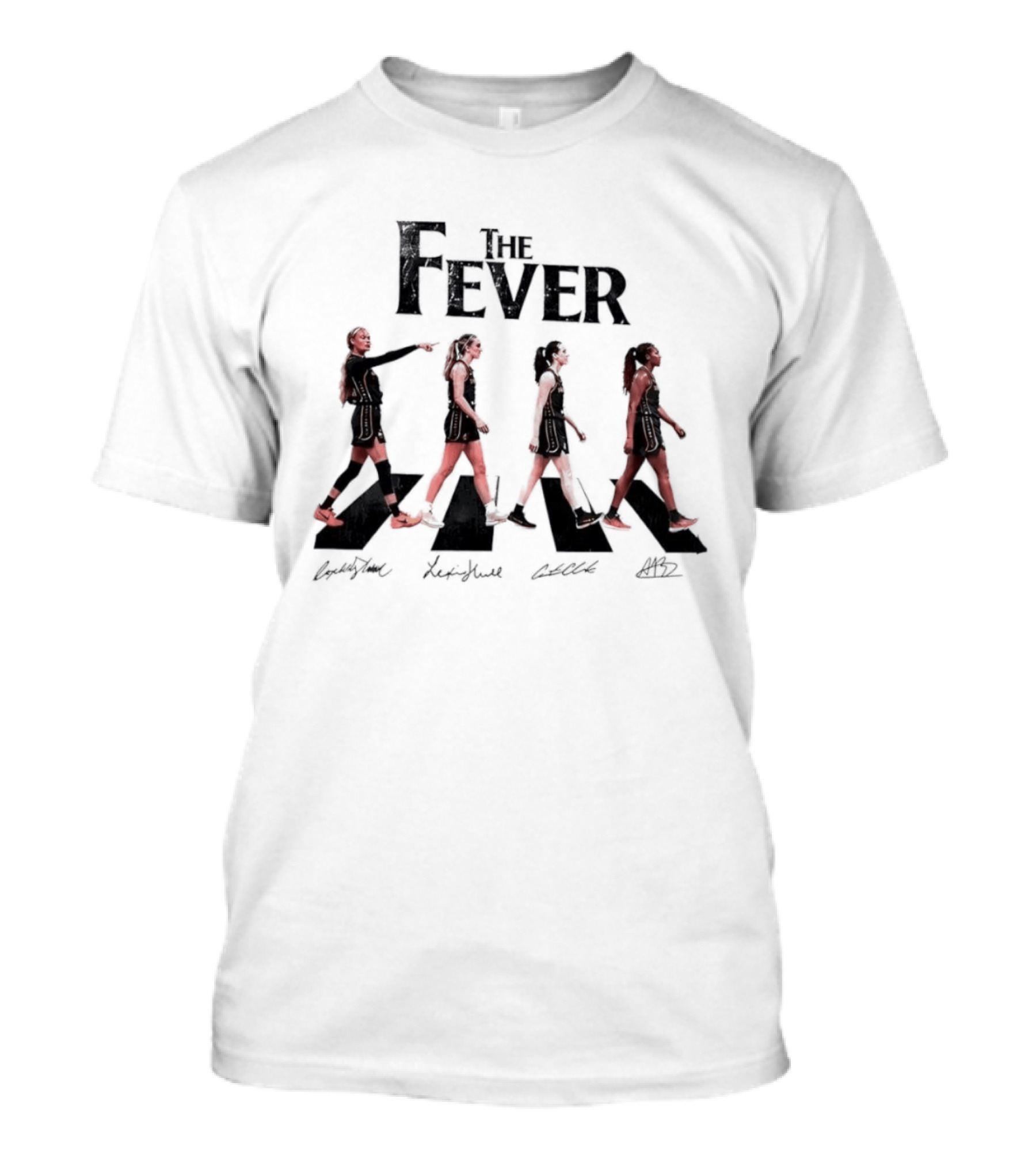 The Fever Walk Lexie Hull Caitlin Clark Aaliyah Boston Abby Meyers T-Shirt