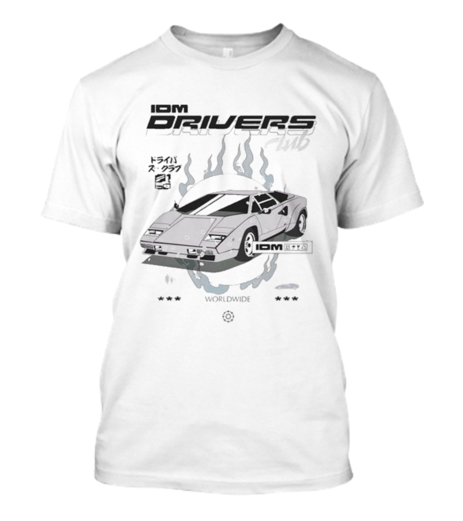 Top IDM Drivers Club 2025 Worldwide Racing Automotive Enthusiasts T-Shirt