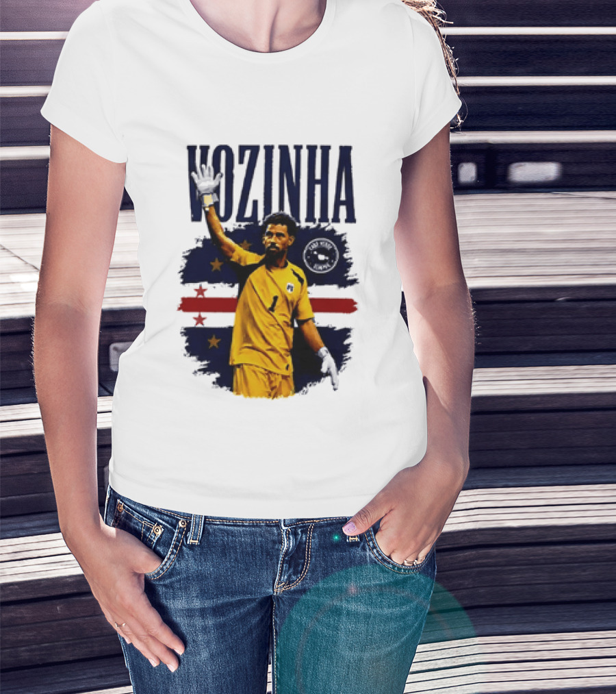 Vozinha Cabo Verde Goalkeeper Cape Verde National Team Soccer T-Shirt