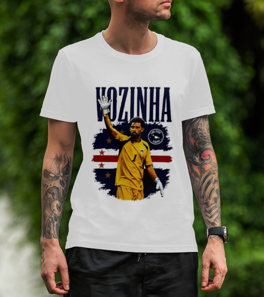 Vozinha Cabo Verde Goalkeeper Cape Verde National Team Soccer T-Shirt