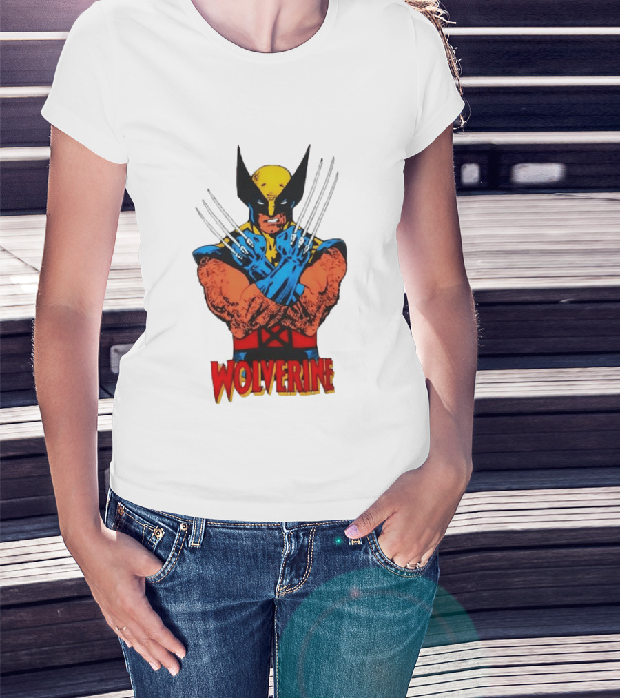 Wolverine Marvel Comics X Men Crossed Claws Wolverine T-Shirt