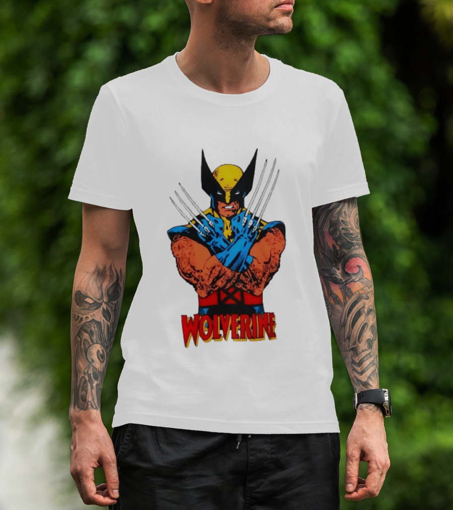 Wolverine Marvel Comics X Men Crossed Claws Wolverine T-Shirt