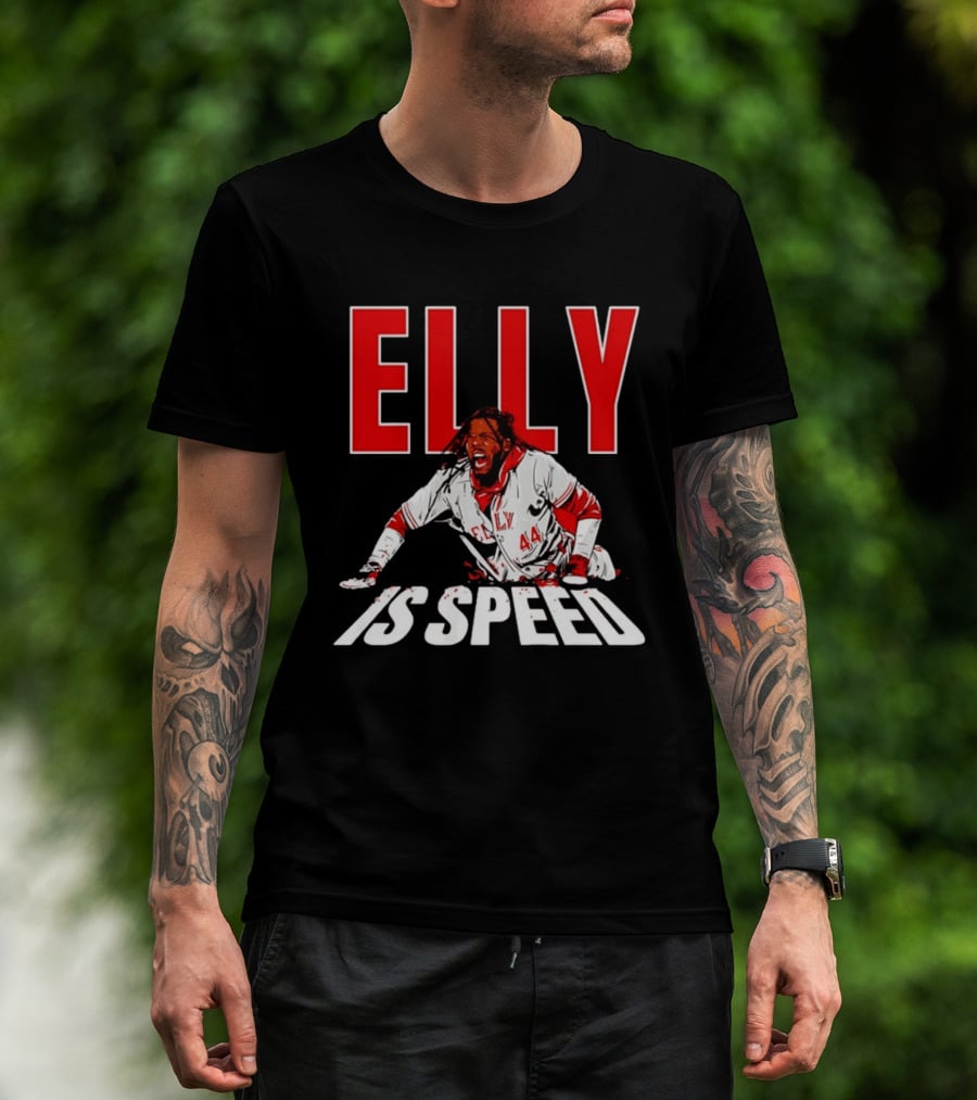 Elly De La Cruz Cincinnati Reds Elly 44 Is Speed T-Shirt