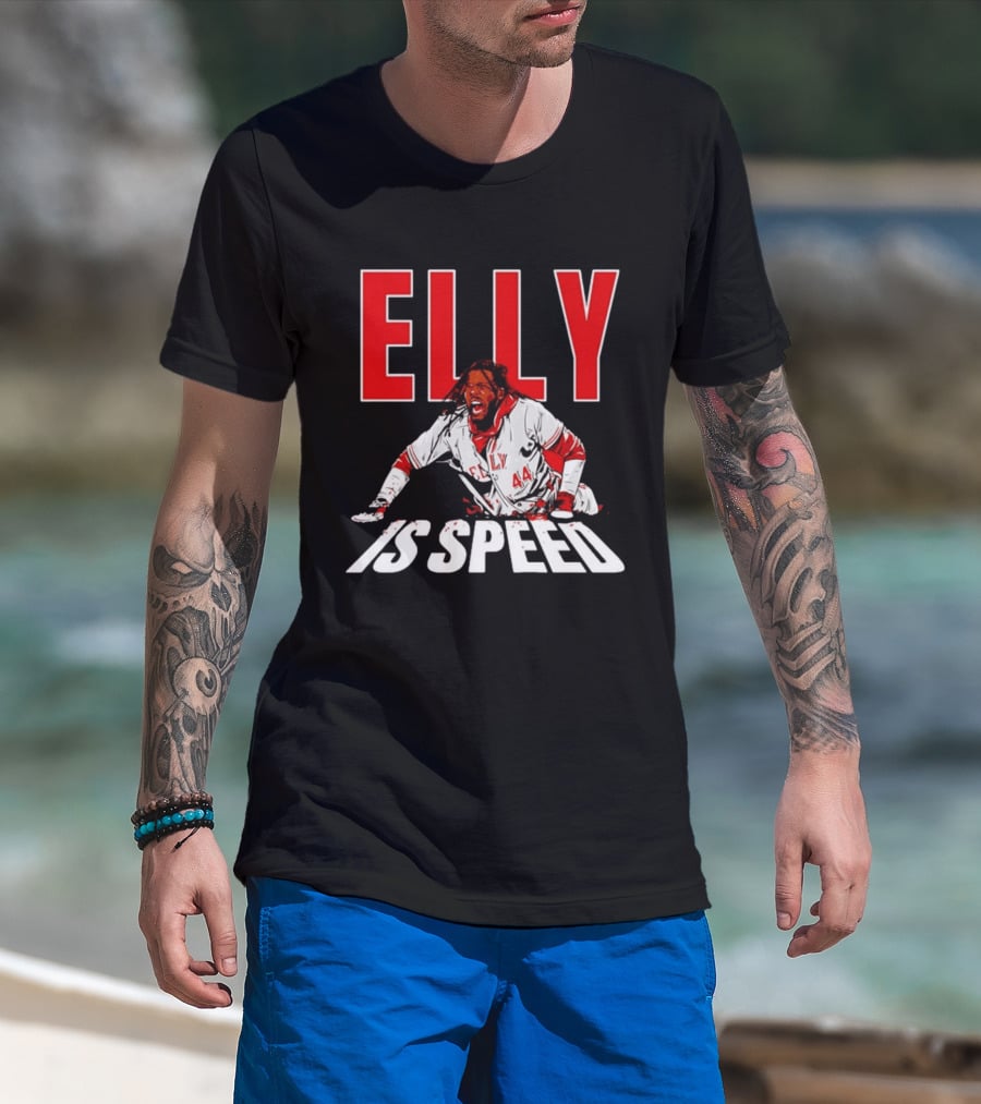 Elly De La Cruz Cincinnati Reds Elly 44 Is Speed T-Shirt