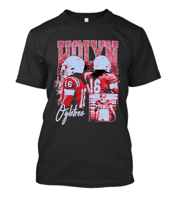 Kolyn Ogletree Number 16 Football Action Georgia Bulldogs T-Shirt