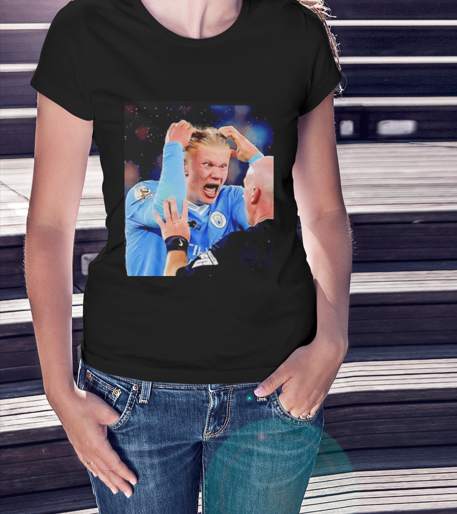 Erling Haaland Manchester City Emotional Reaction T-Shirt