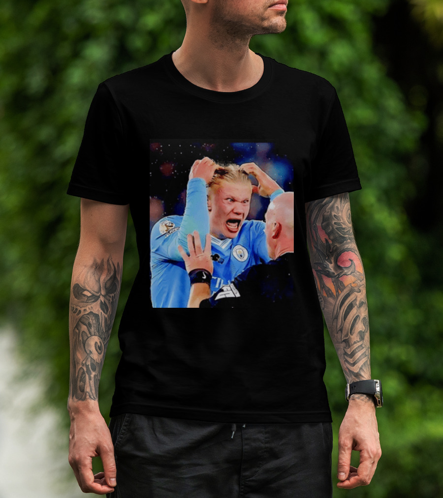 Erling Haaland Manchester City Emotional Reaction T-Shirt