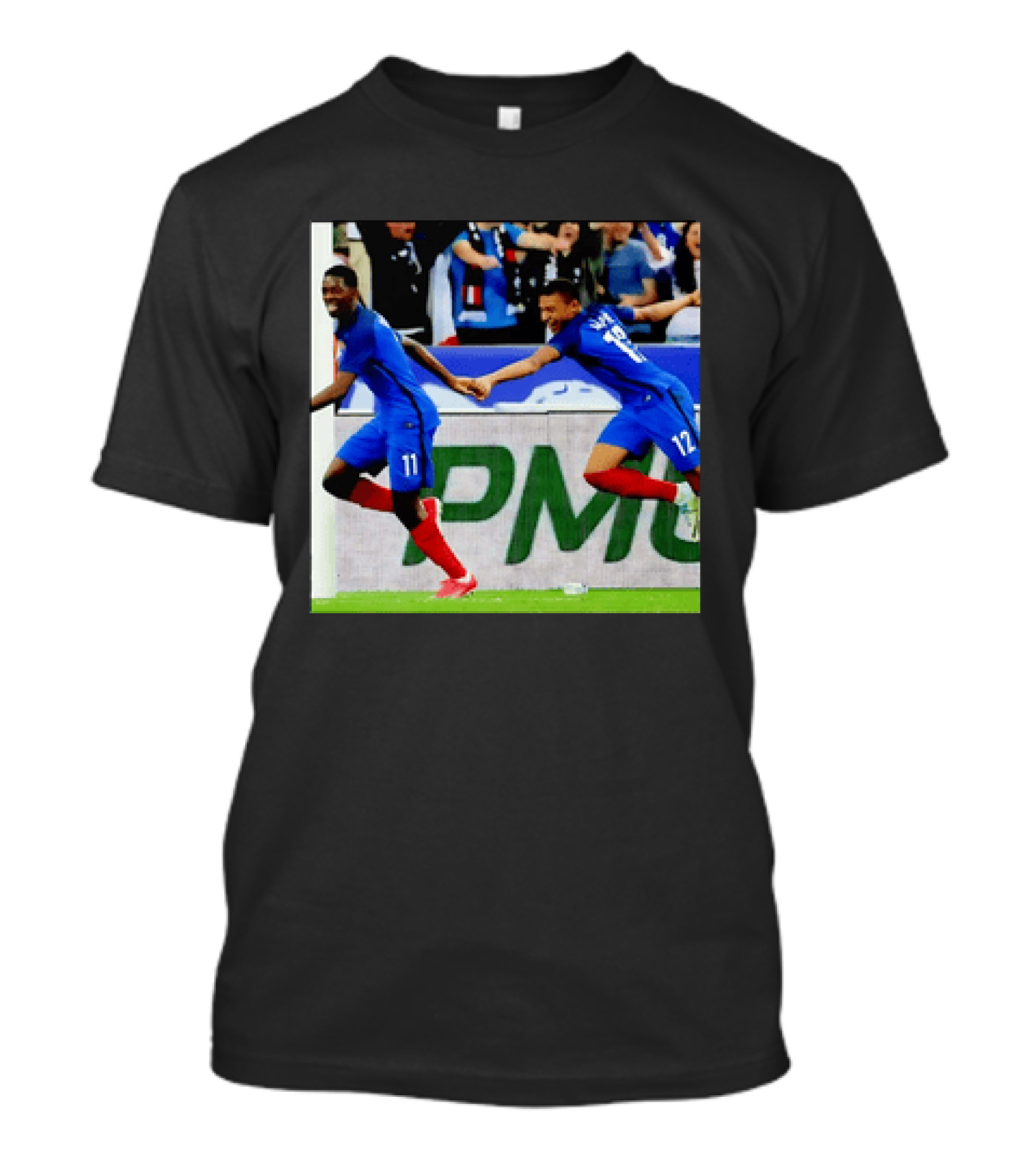France National Team Kylian Mbappé Ousmane Dembélé Celebration T-Shirt