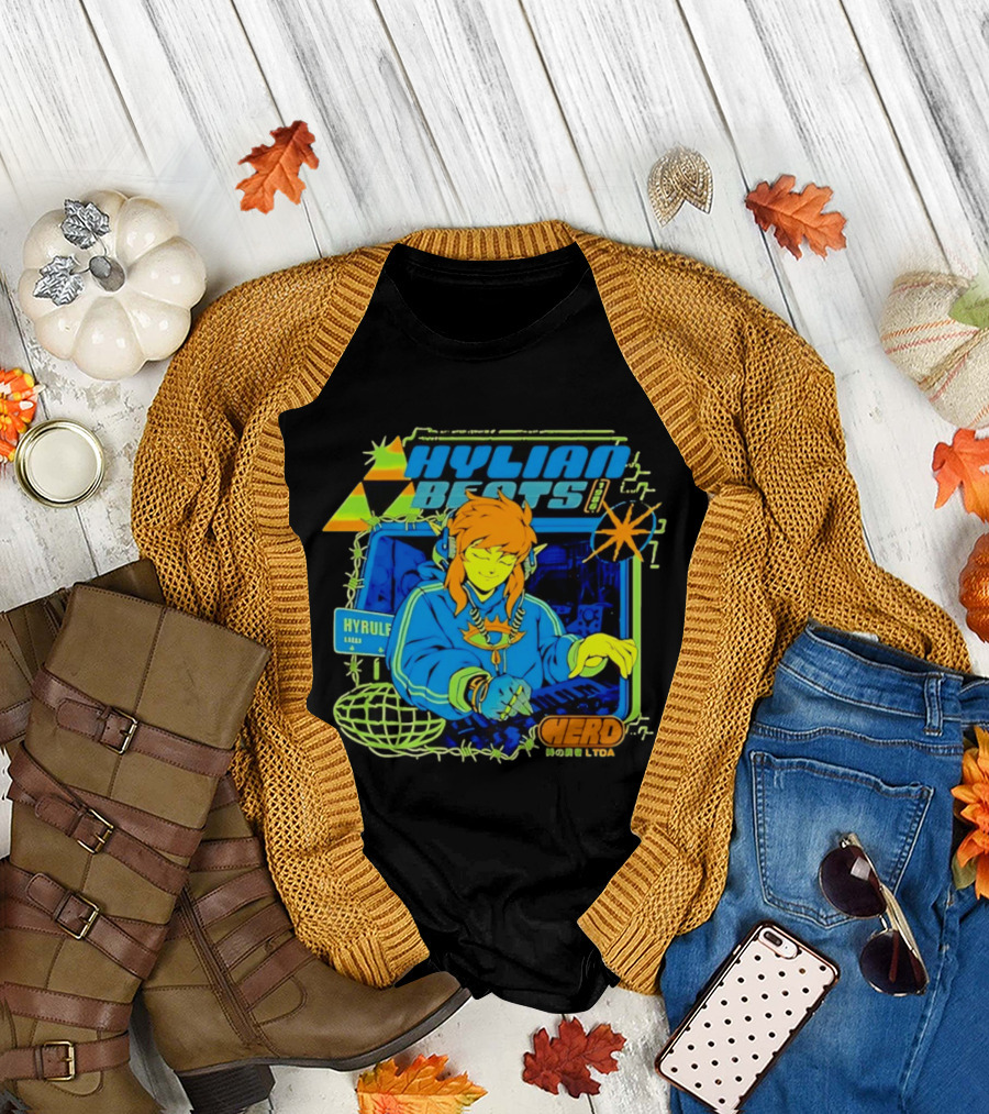 Hylian Beats 1986 Hyrule Ahead Hero Legend T-Shirt