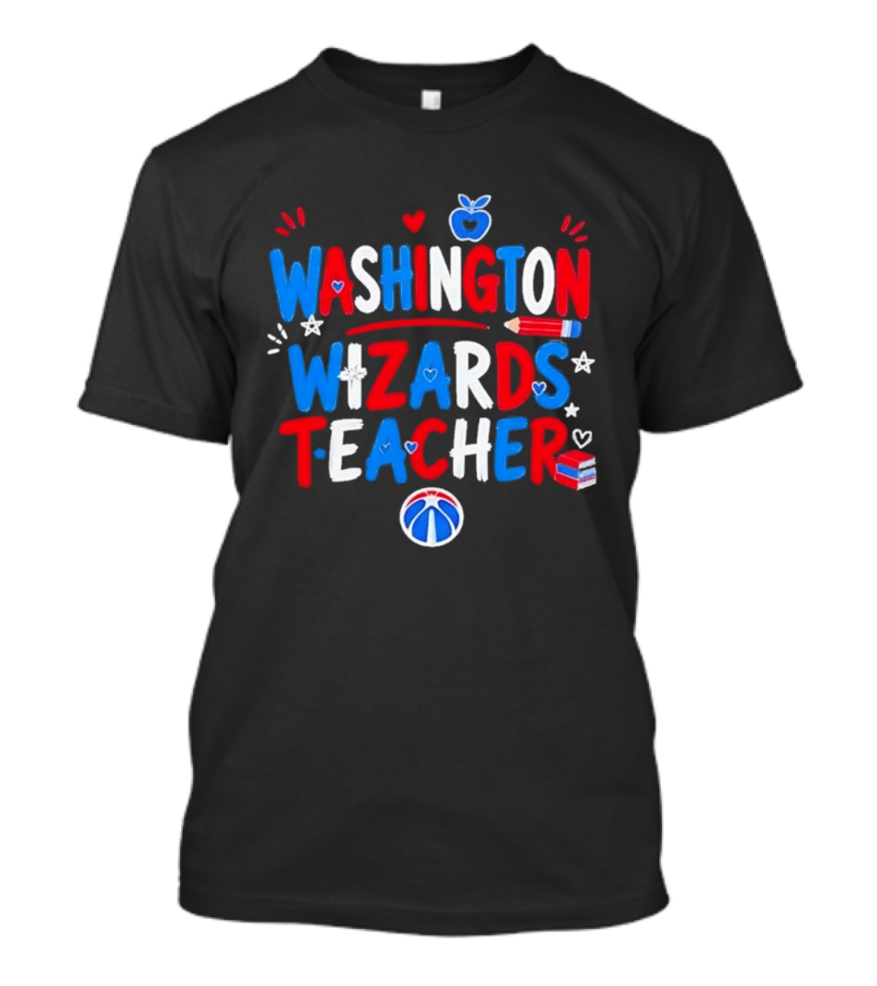 Washington Wizards Teacher Basketball School Spirit T-Shirt