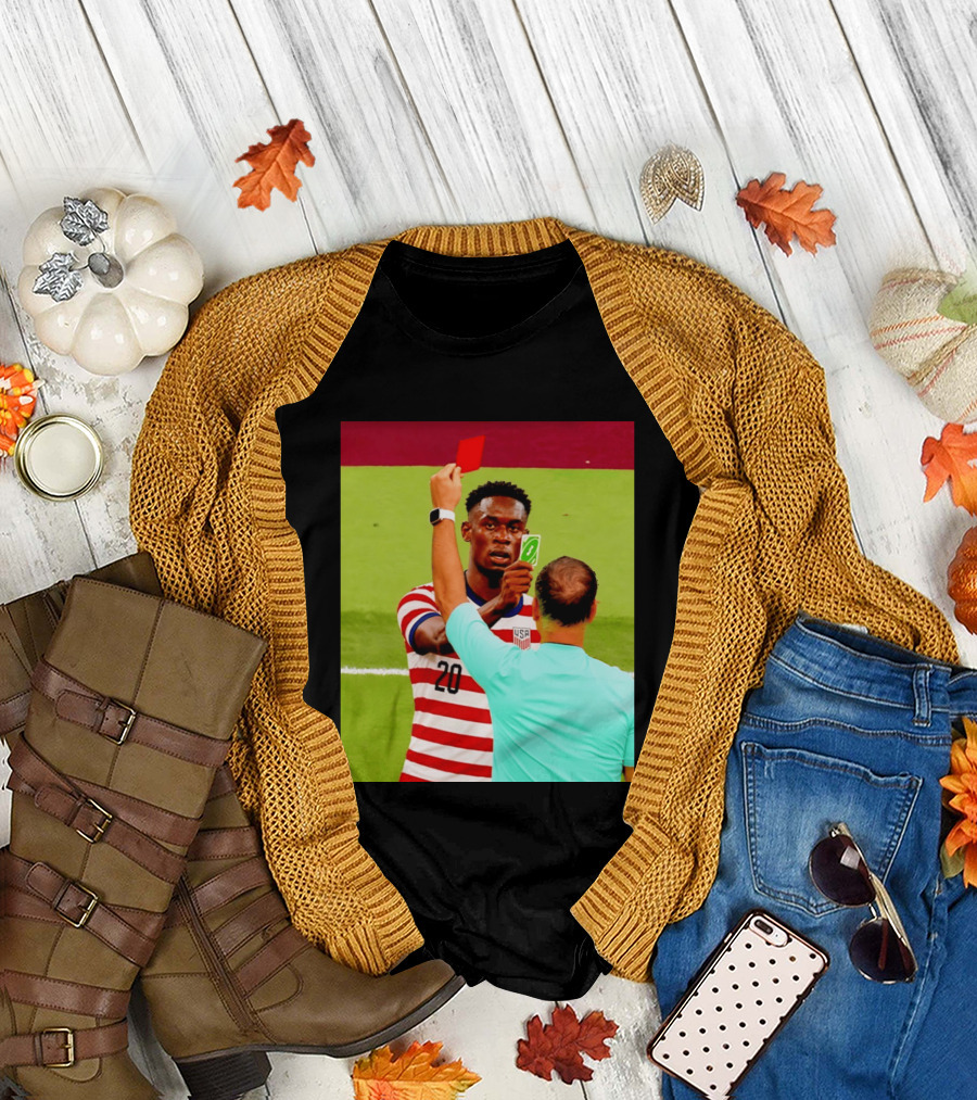 Folarin Balogun USMNT Number 20 Reverse Card Meme Soccer T-Shirt
