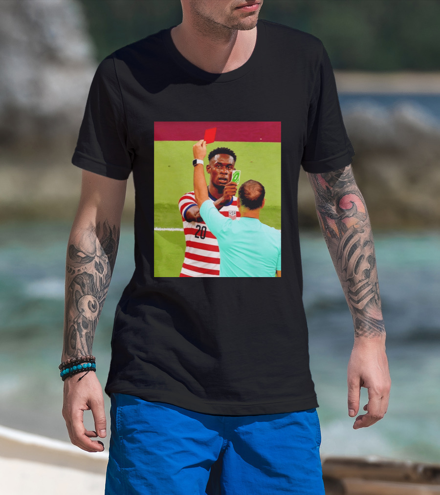 Folarin Balogun USMNT Number 20 Reverse Card Meme Soccer T-Shirt