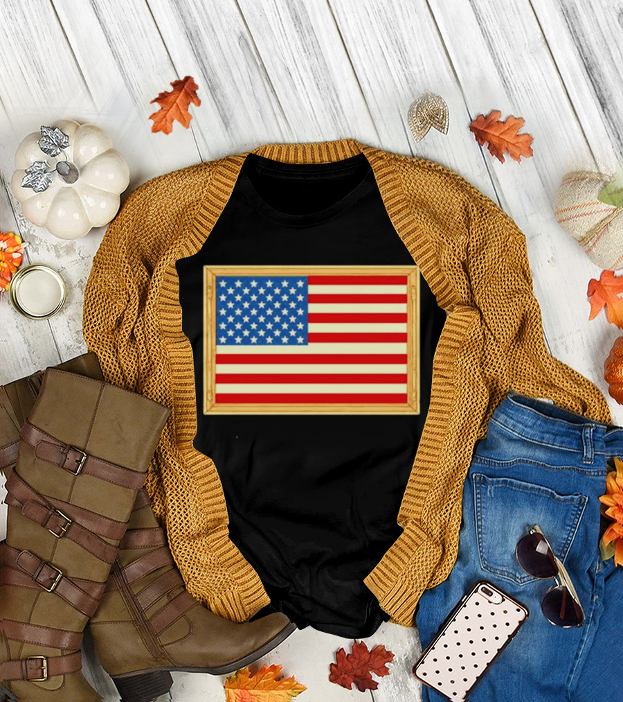 Theodore Roosevelt We Must Dare to Be Great American Flag T-Shirt