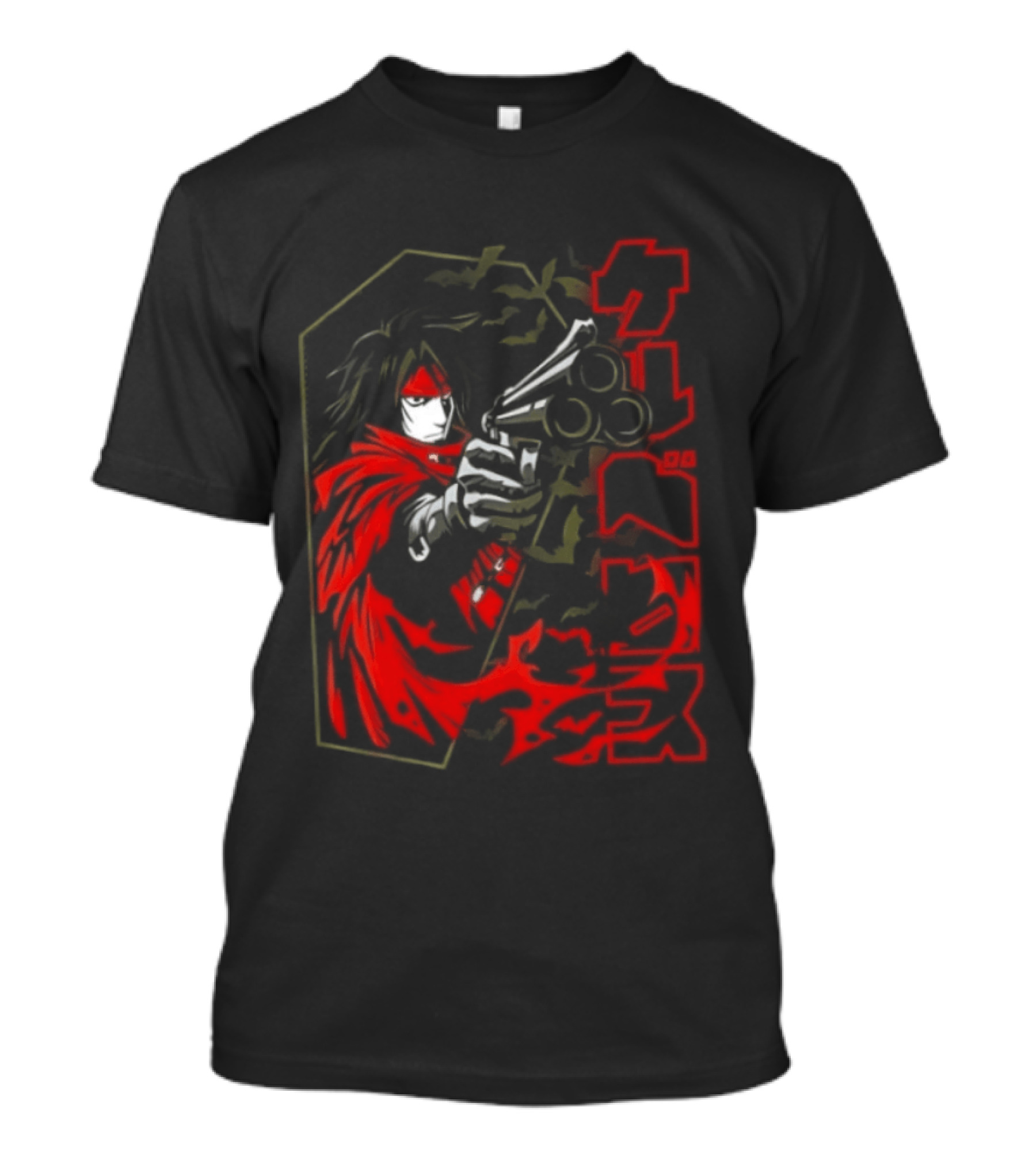Vincent Valentine Final Fantasy VII Lock N Load Manga T-Shirt