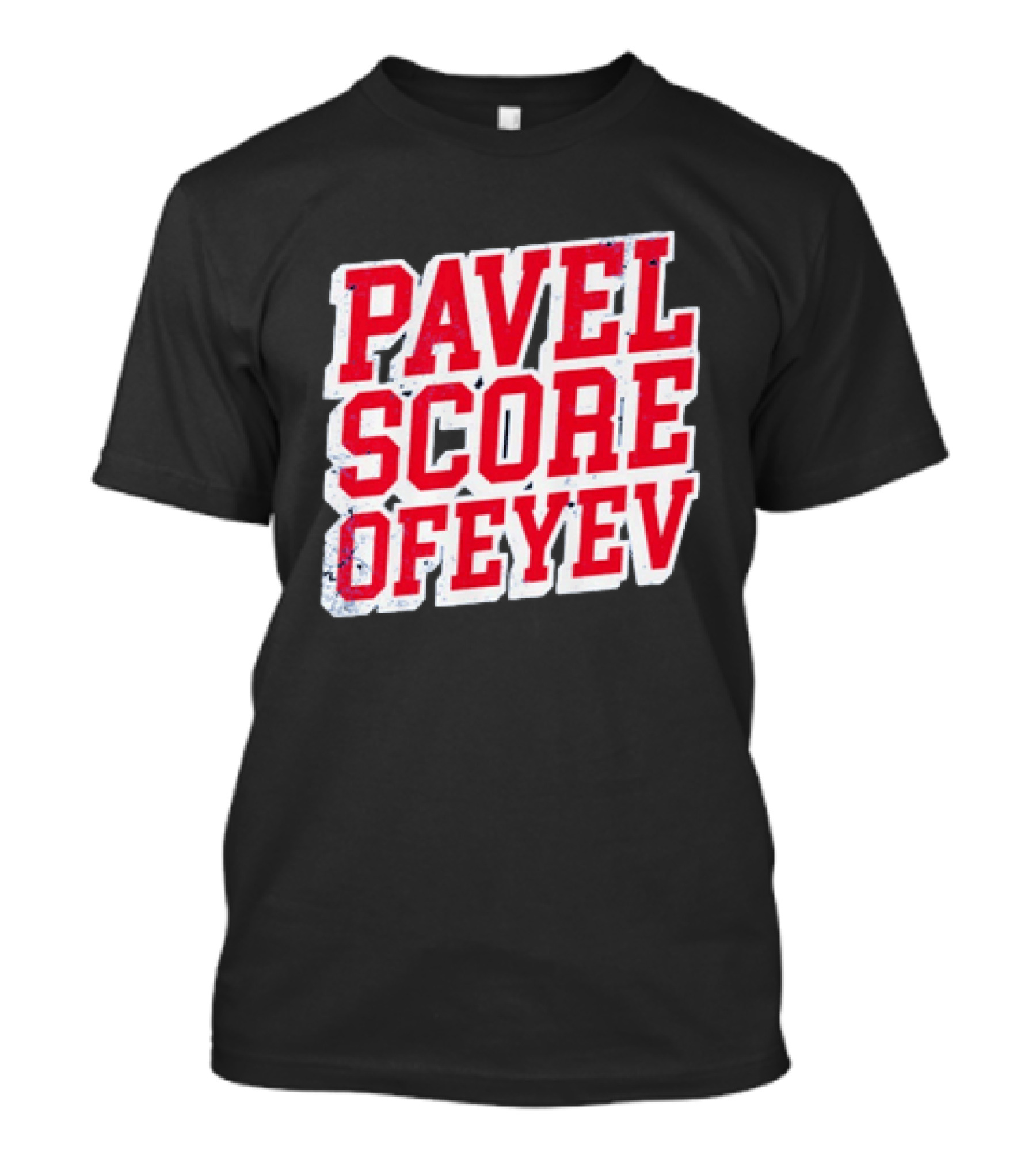 Pavel Score Vegas Golden Knights Distressed Dorofeyev T-Shirt