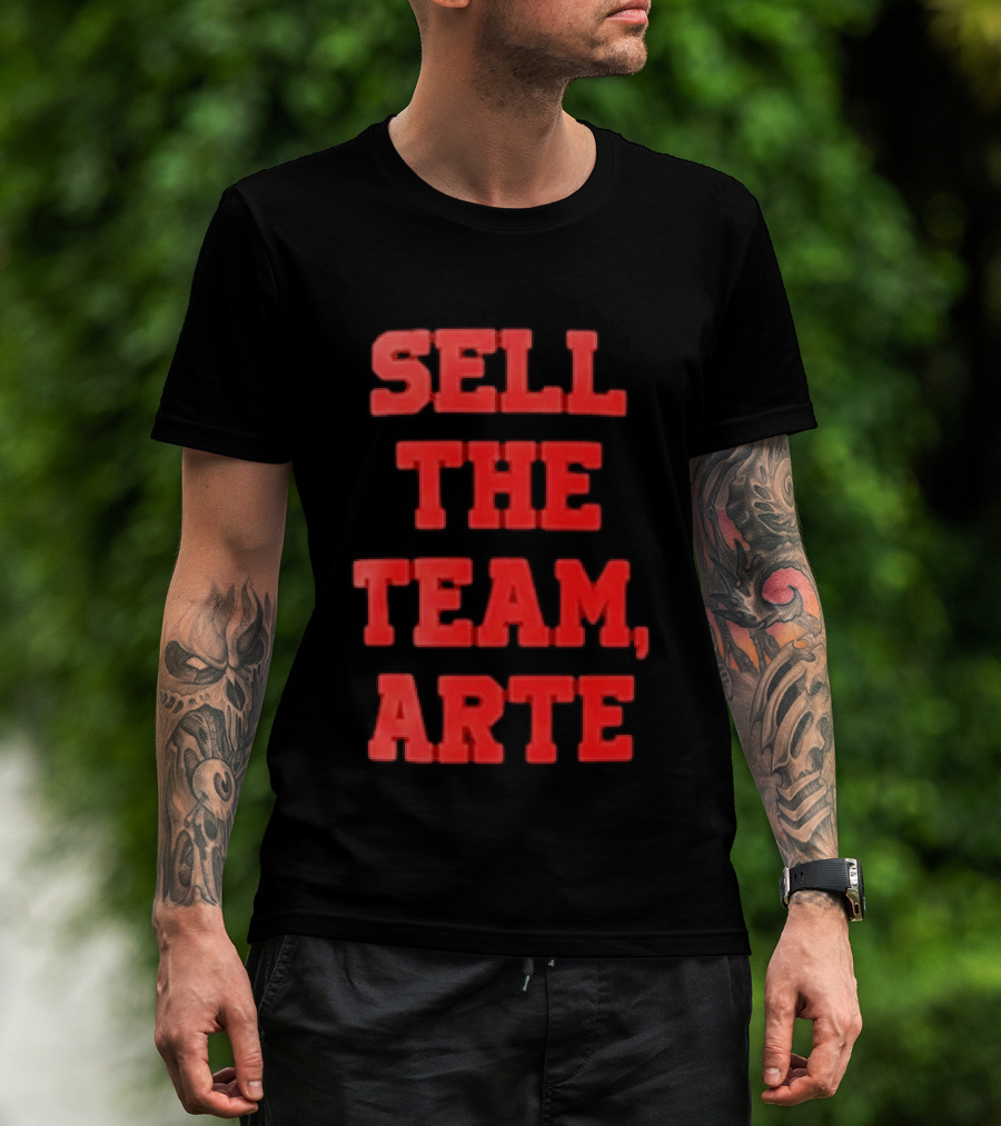 Sell The Team Arte Rallying Cry Fan Expression T-Shirt