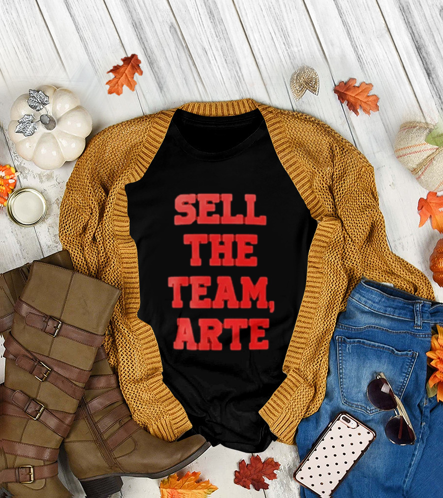 Sell The Team Arte Rallying Cry Fan Expression T-Shirt