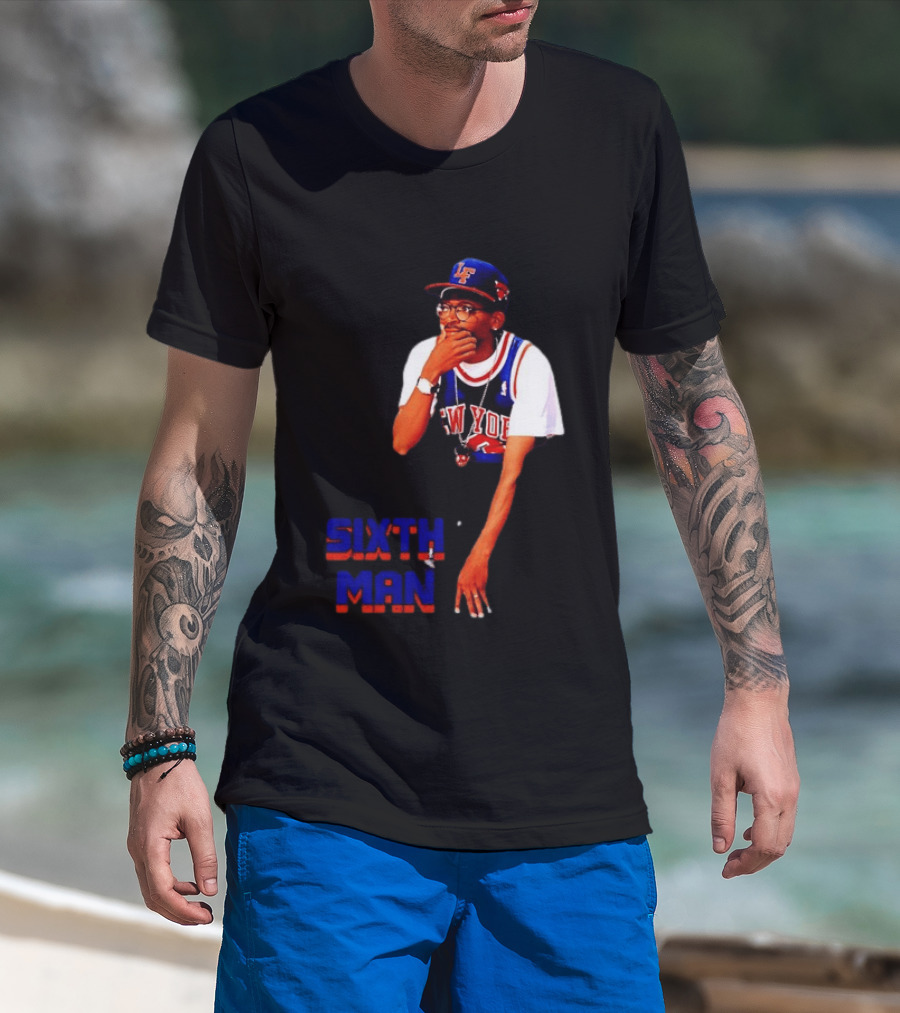 Spike Lee New York Knicks Sixth Man Yankees Cap T-Shirt