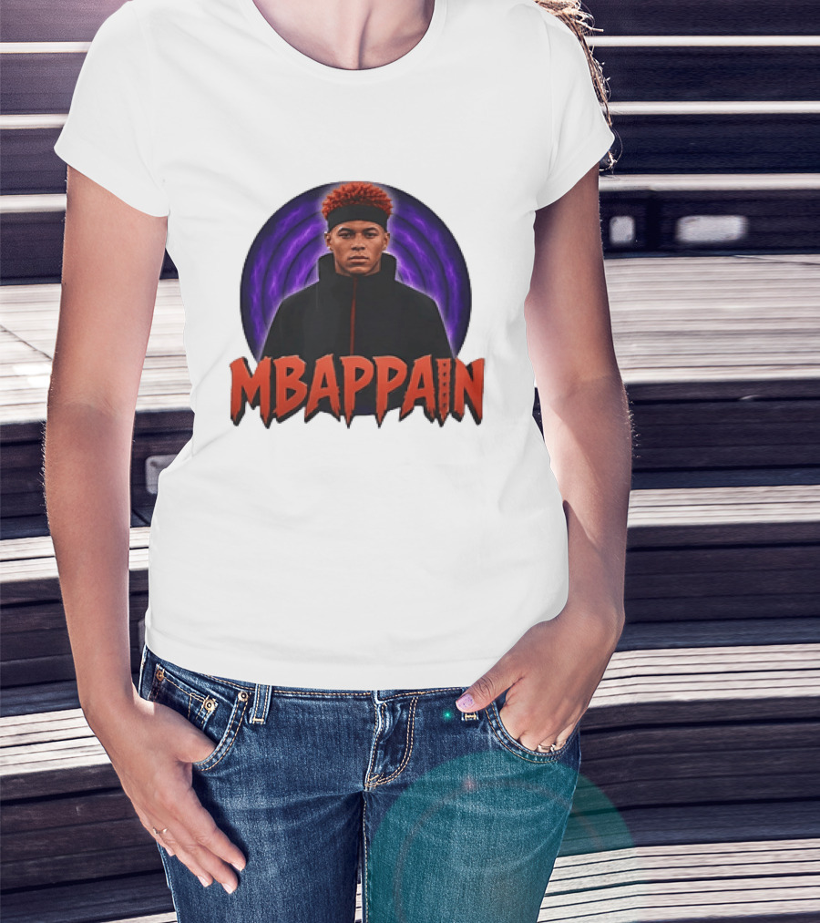 Mbappain Naruto Anime Crossover Meme T-Shirt