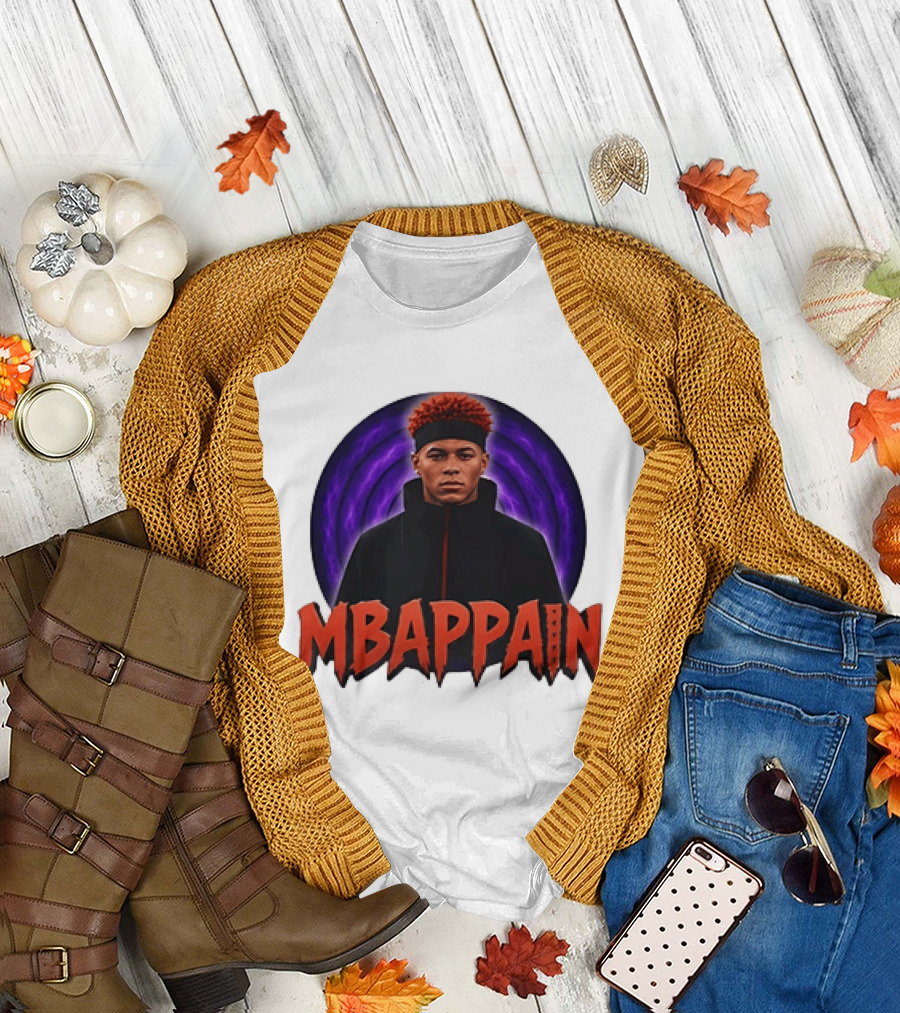 Mbappain Naruto Anime Crossover Meme T-Shirt