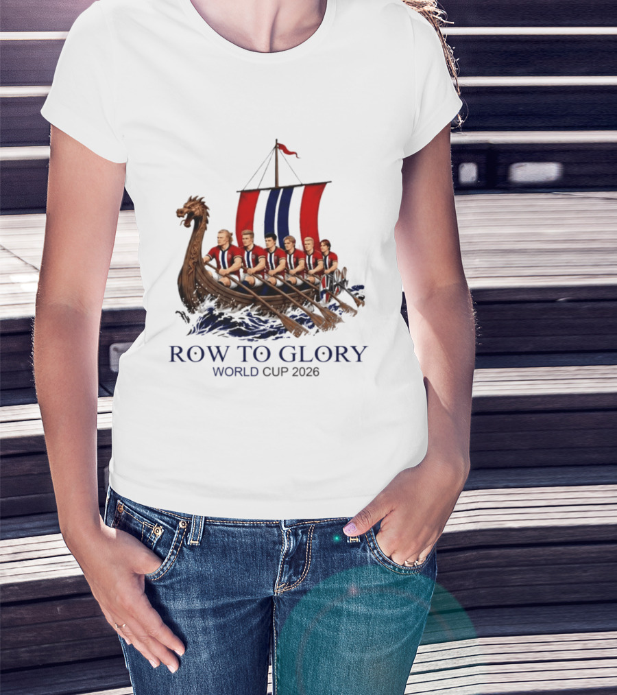 Norway 2026 World Cup Row To Glory Viking Crew T-Shirt