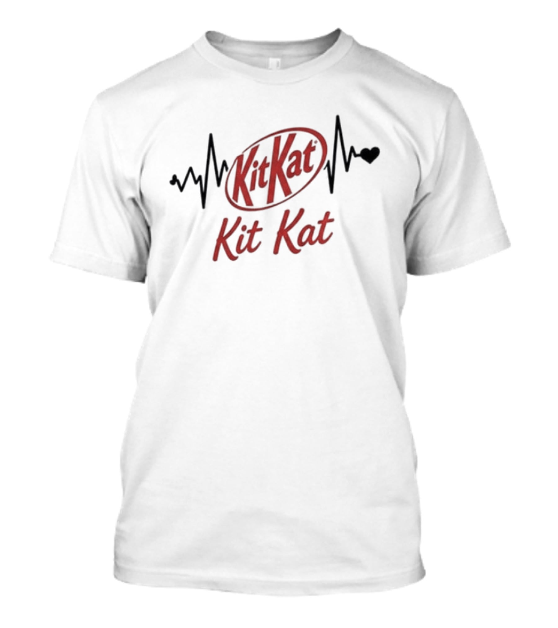 Heartbeat Kit Kat Addiction Lover T-Shirt